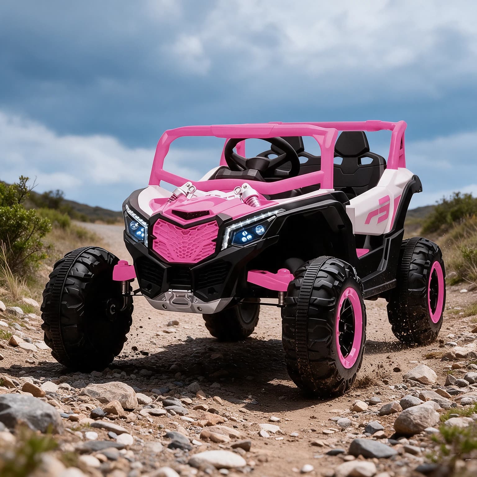 Детско акумулаторно UTV Warrior 12V/7Ah, 4x4, EVA гуми, 120W, R/C