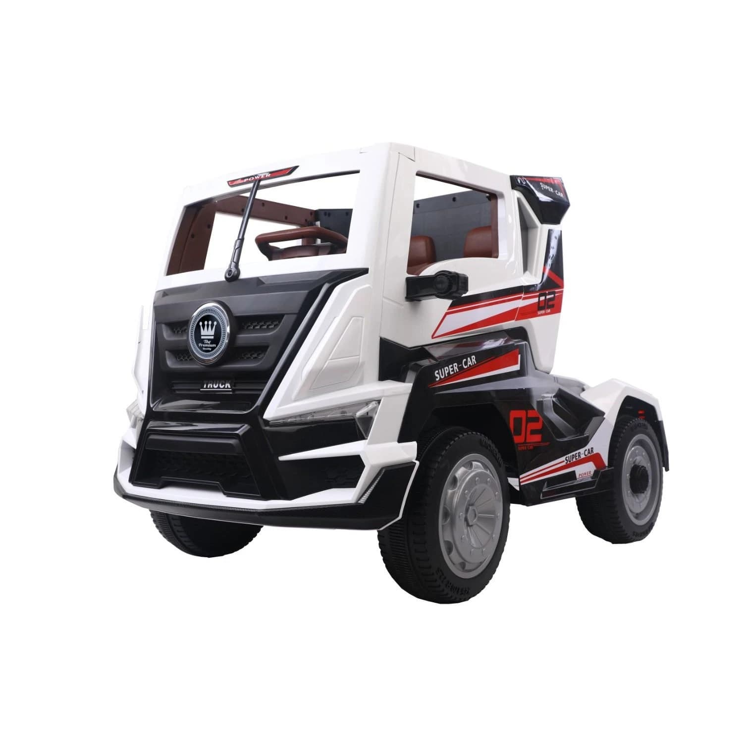 Акумулаторен камион Truck, 110W, 12V7AH, R/C 2.4, EVA гуми, 4х4