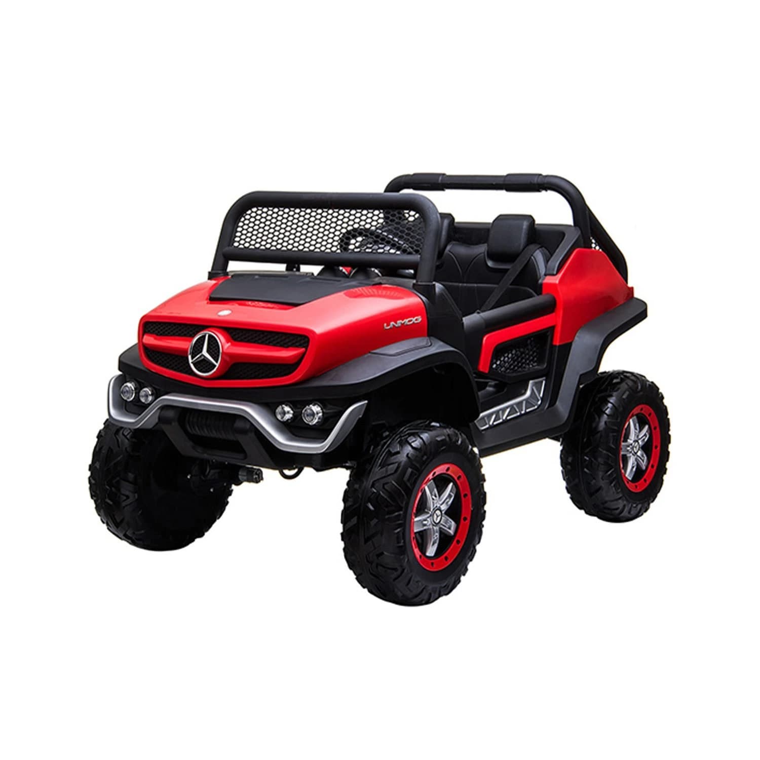 Лицензиран акумулаторен джип Mercedes Benz Unimod, 70W, 12V7Ah, R/C 2.4 G, EVA гуми