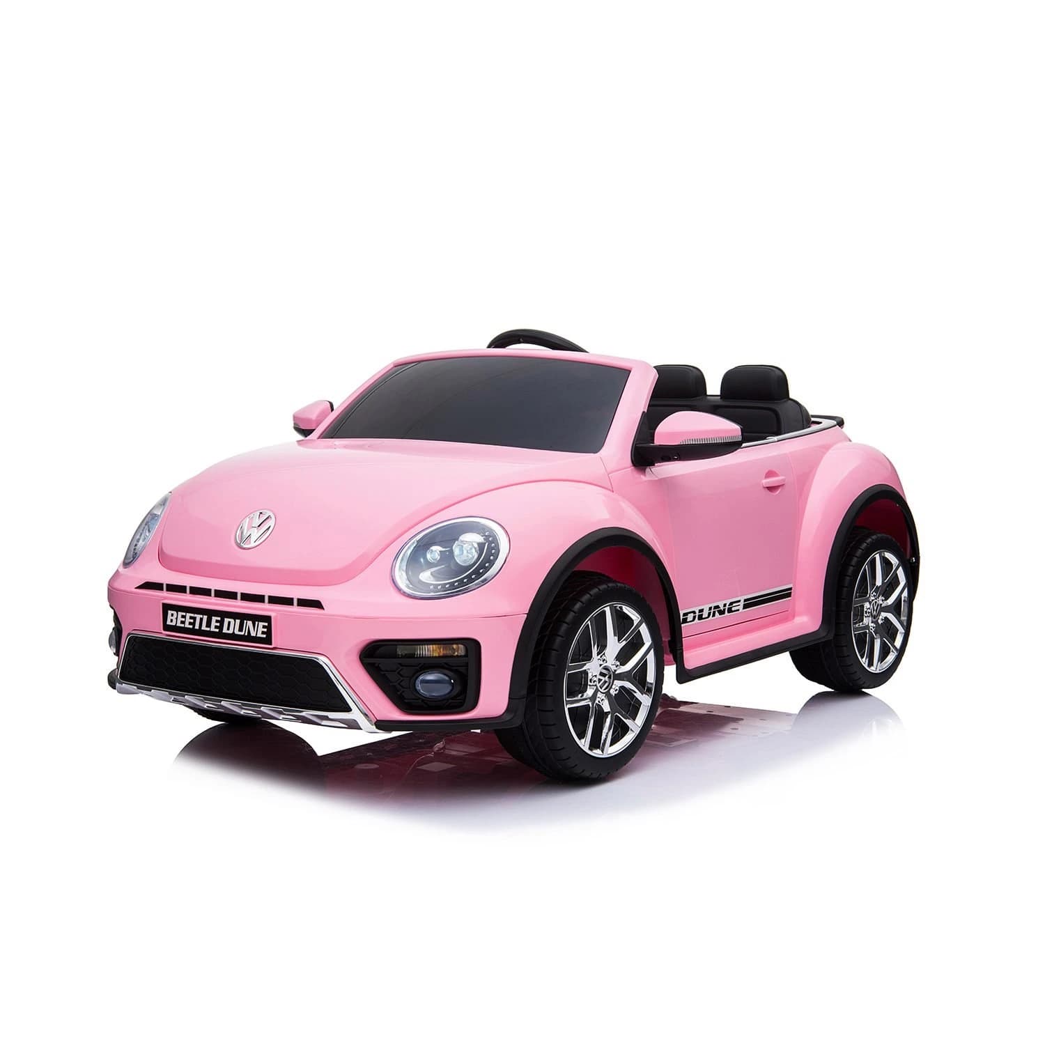 Лицензирана акумулаторна кола Volkswagen Beetle, 80W, 12V7Ah, R/C 2.4G, EVA гуми