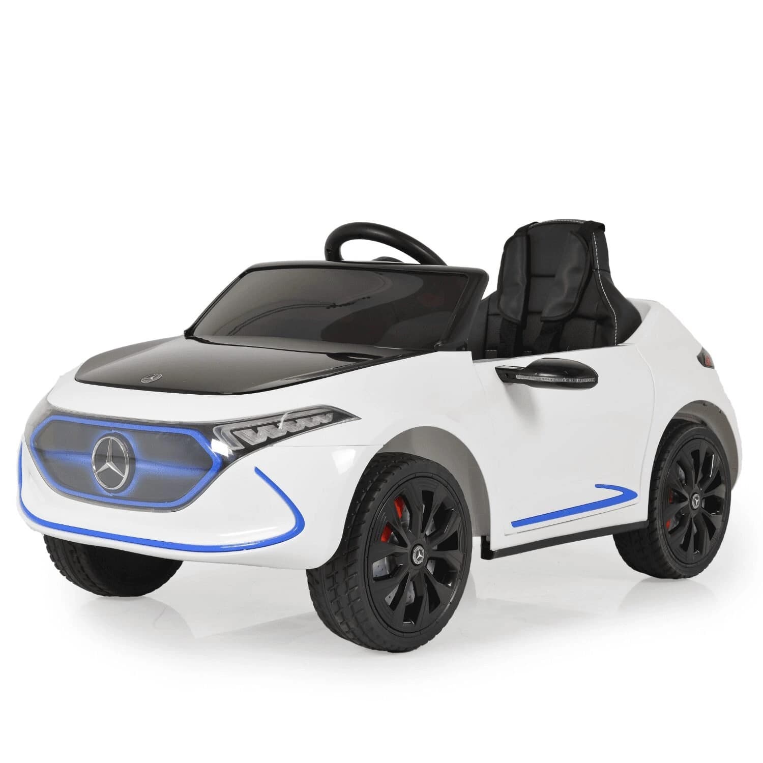 Лицензиран Aкумулаторен Джип Mercedes-Benz EQA, 12V7AH, R/C 2.4G, EVA гуми