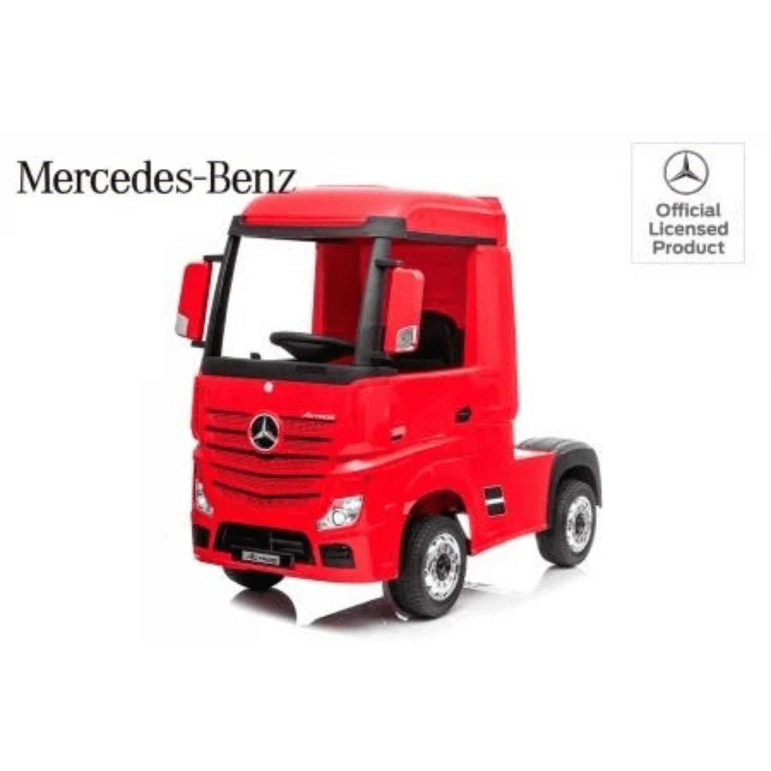 Лицензиран Акумулаторен Камион Mercedes ACTROS, 180W, 12V/14Ah, R/C 2.4, EVA гуми, 4х4