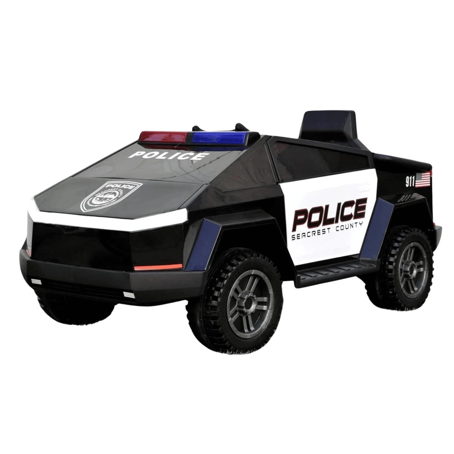 Детска Акумулаторна Кола POLICE BJ2102, 90W, 12V/7Ah, R/C 2.4