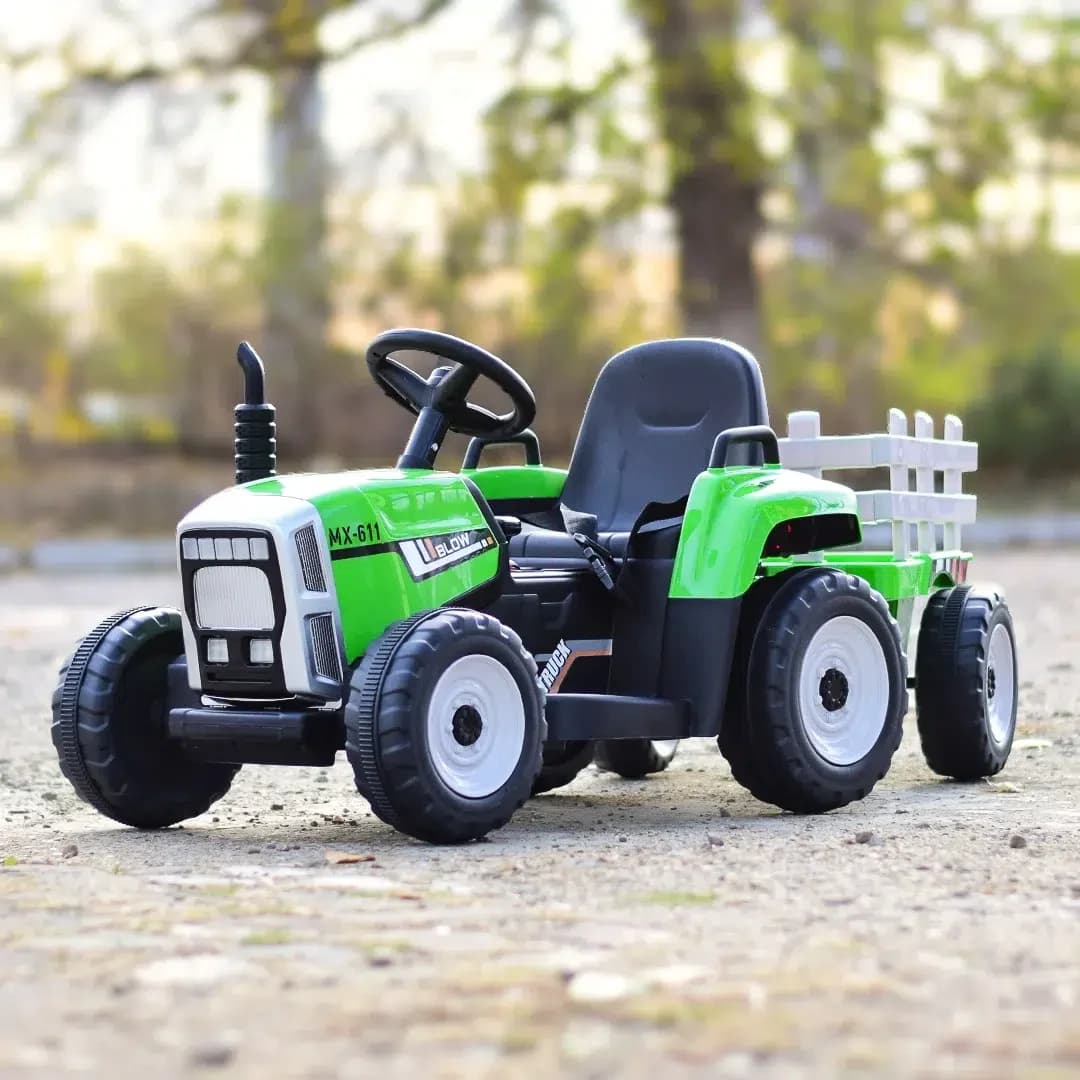 Детски Акумулаторен Трактор BJ-611, 60W, 12V/4.5Ah, R/C 2.4G