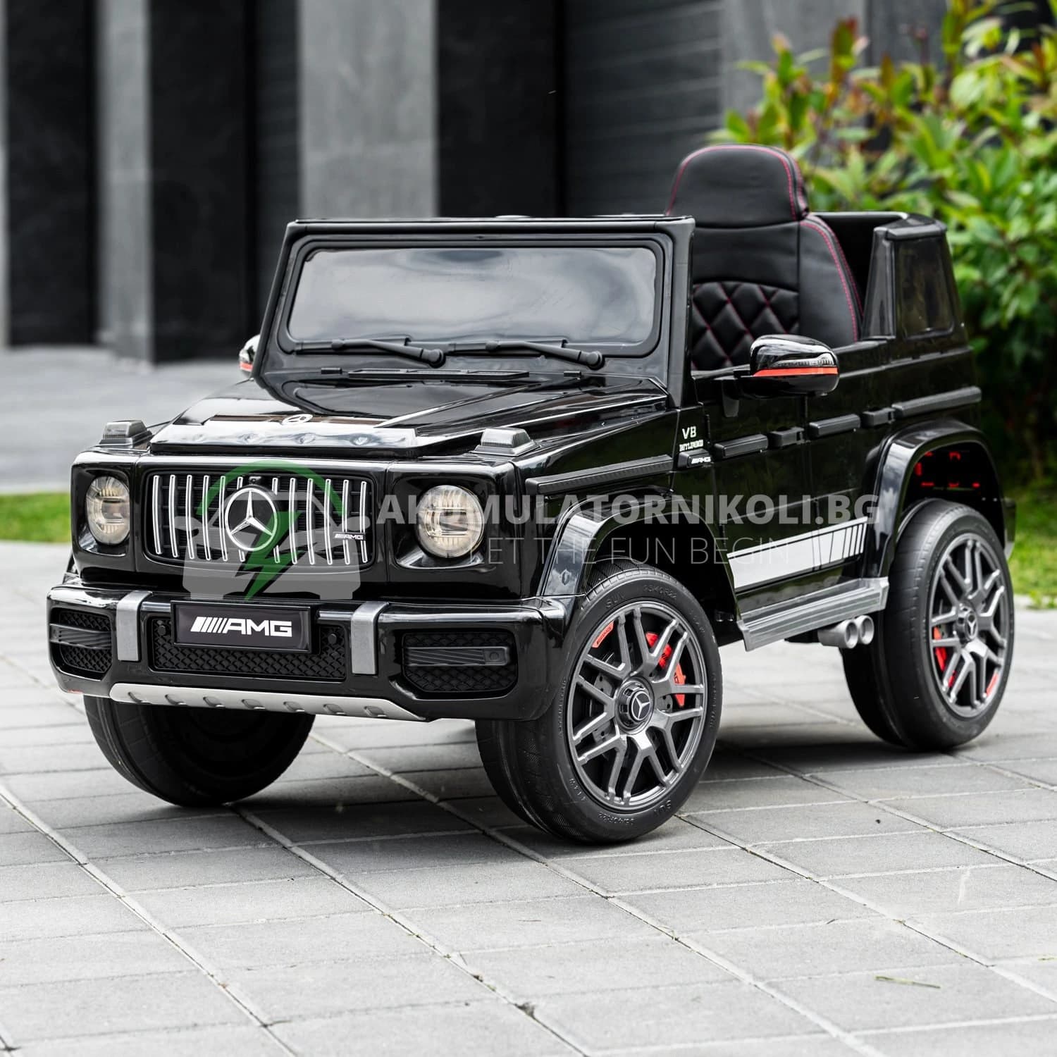 Лицензиран Акумулаторен Джип Mercedes-Benz G63 2026, 12V7Ah, EVA гуми, R/C 2.4G