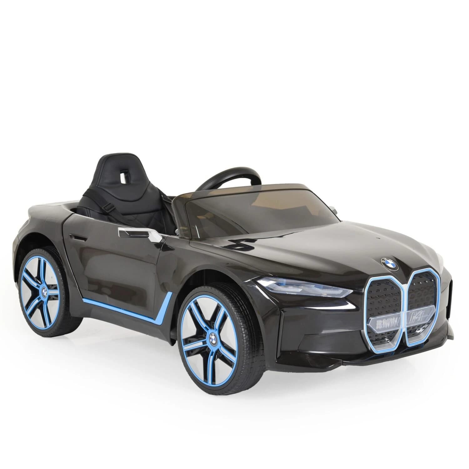 Лицензирана Акумулаторна Кола BMW i4, 12V/7Ah, EVA гуми, R/C 2.4G