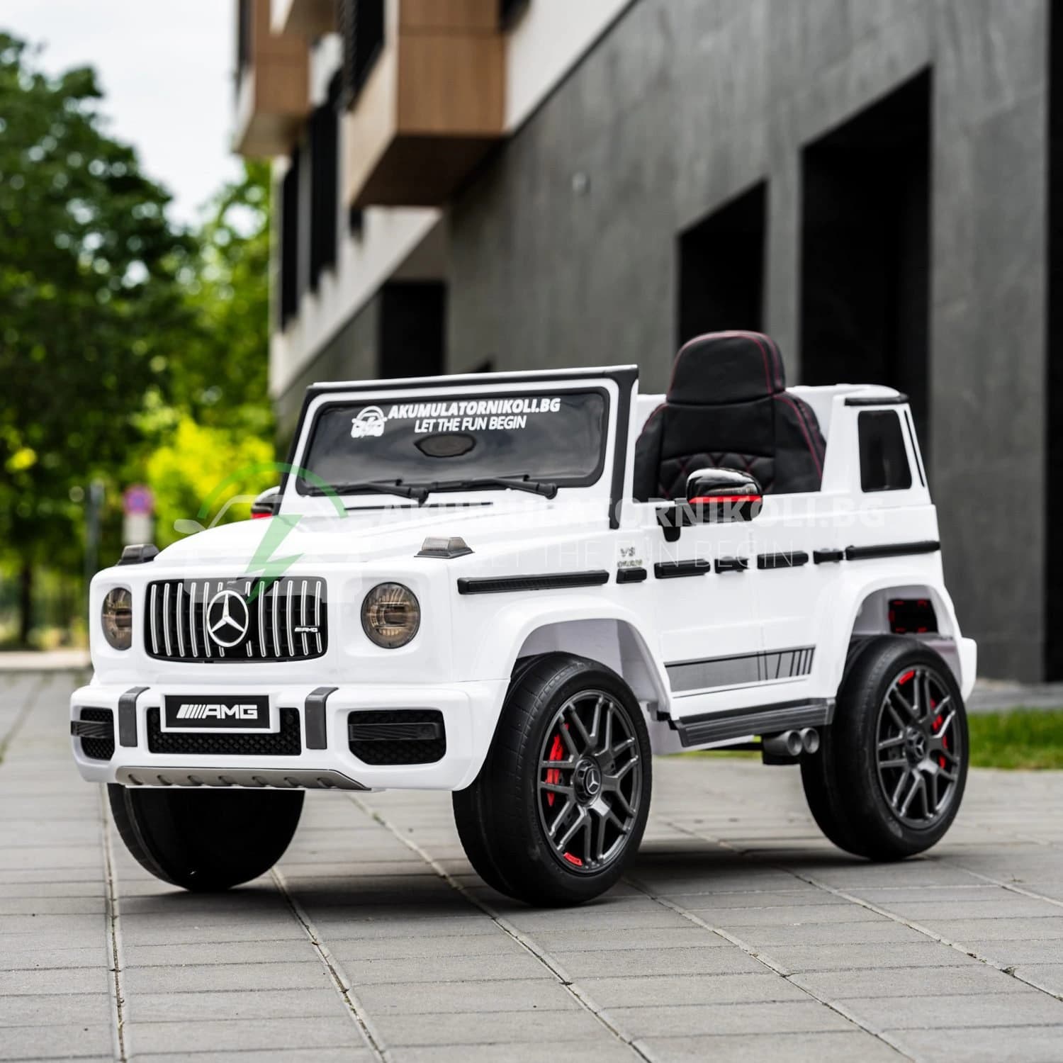 Лицензиран Акумулаторен Джип Mercedes-Benz G63 2026, 110W, 12V7Ah, EVA гуми, R/C 2.4G