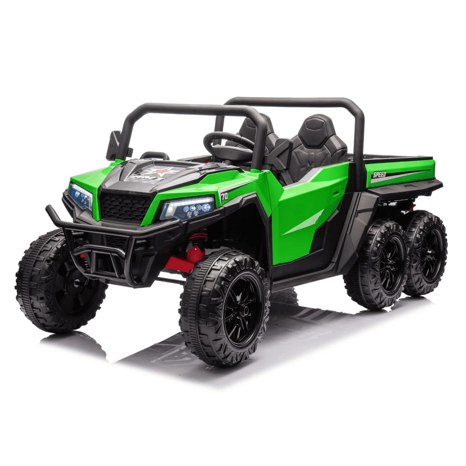 Детски Акумулаторно UTV Trunk Green, 4х4, 250W, 24V7Аh, EVA гуми