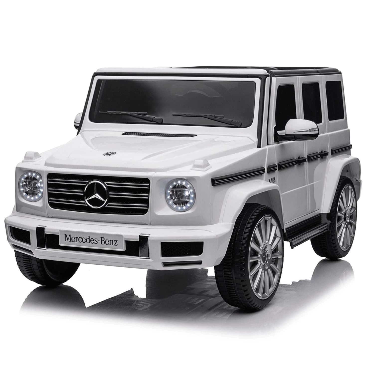 Лицензиран акумулаторен джип Mercedes Benz G500, 100W, 12V10AH, R/C 2.4G, EVA гуми