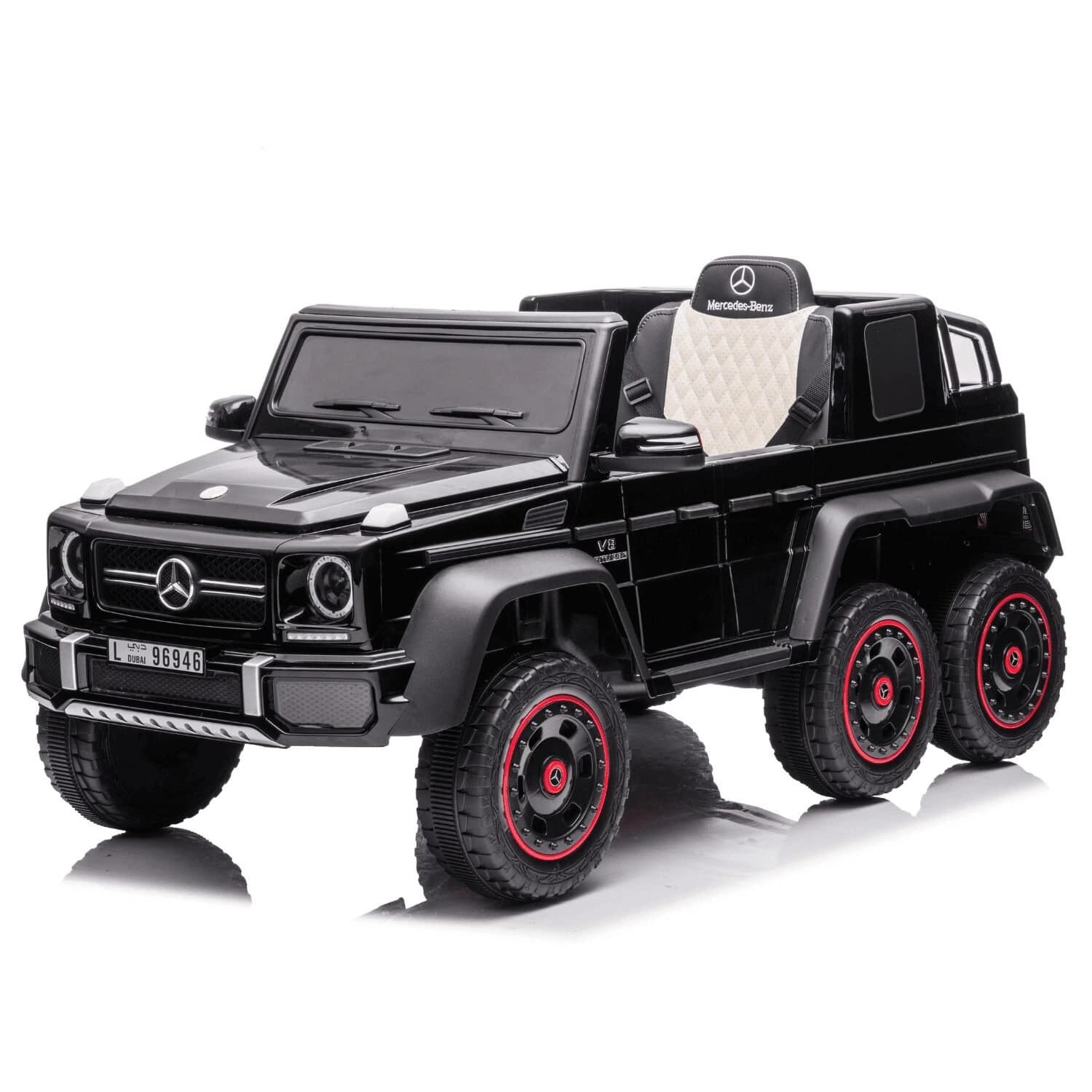 Лицензиран Акумулаторен Джип Mercedes G63 AMG, 12V/10Ah, 6x6, 210W, EVA гуми, R/C, МР3