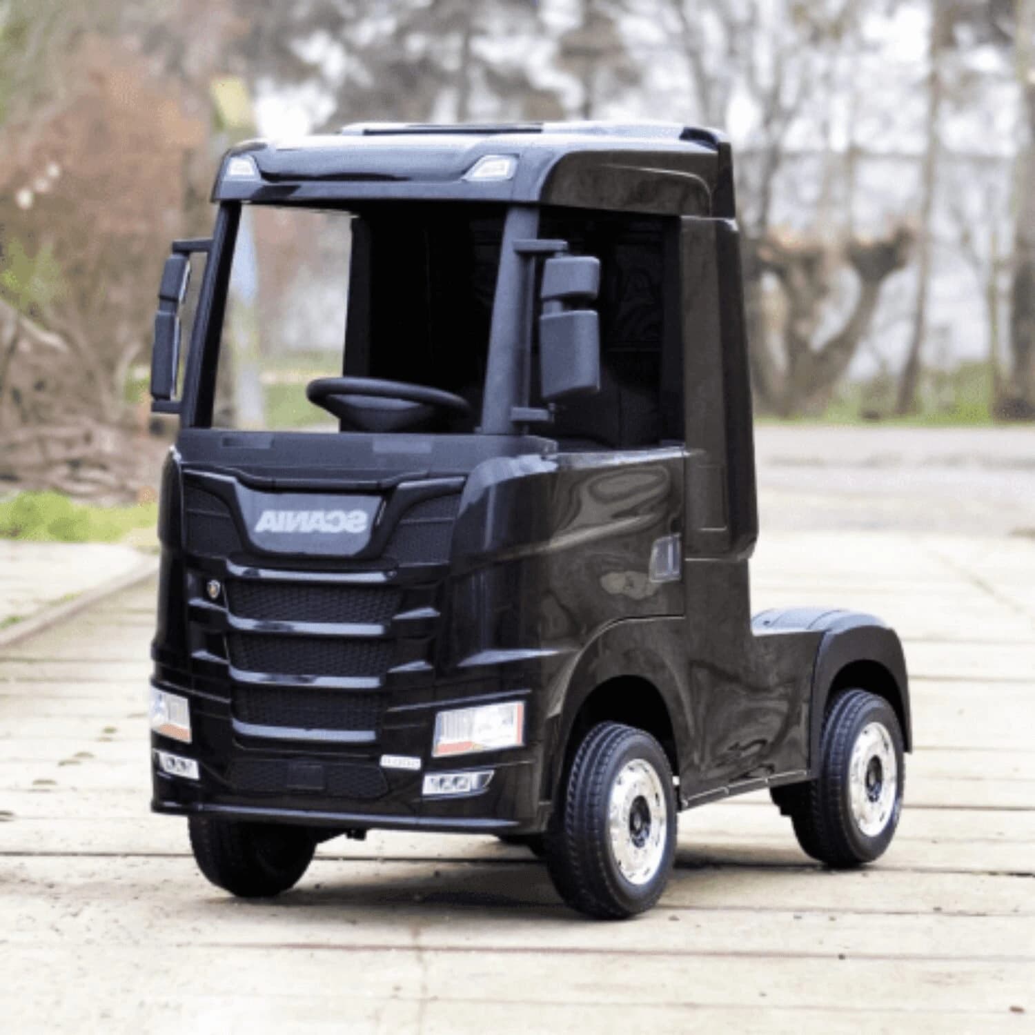 Детски Акумулаторен Камион SCANIA R-SERIES, 4х4, 200W, 24V, EVA гуми