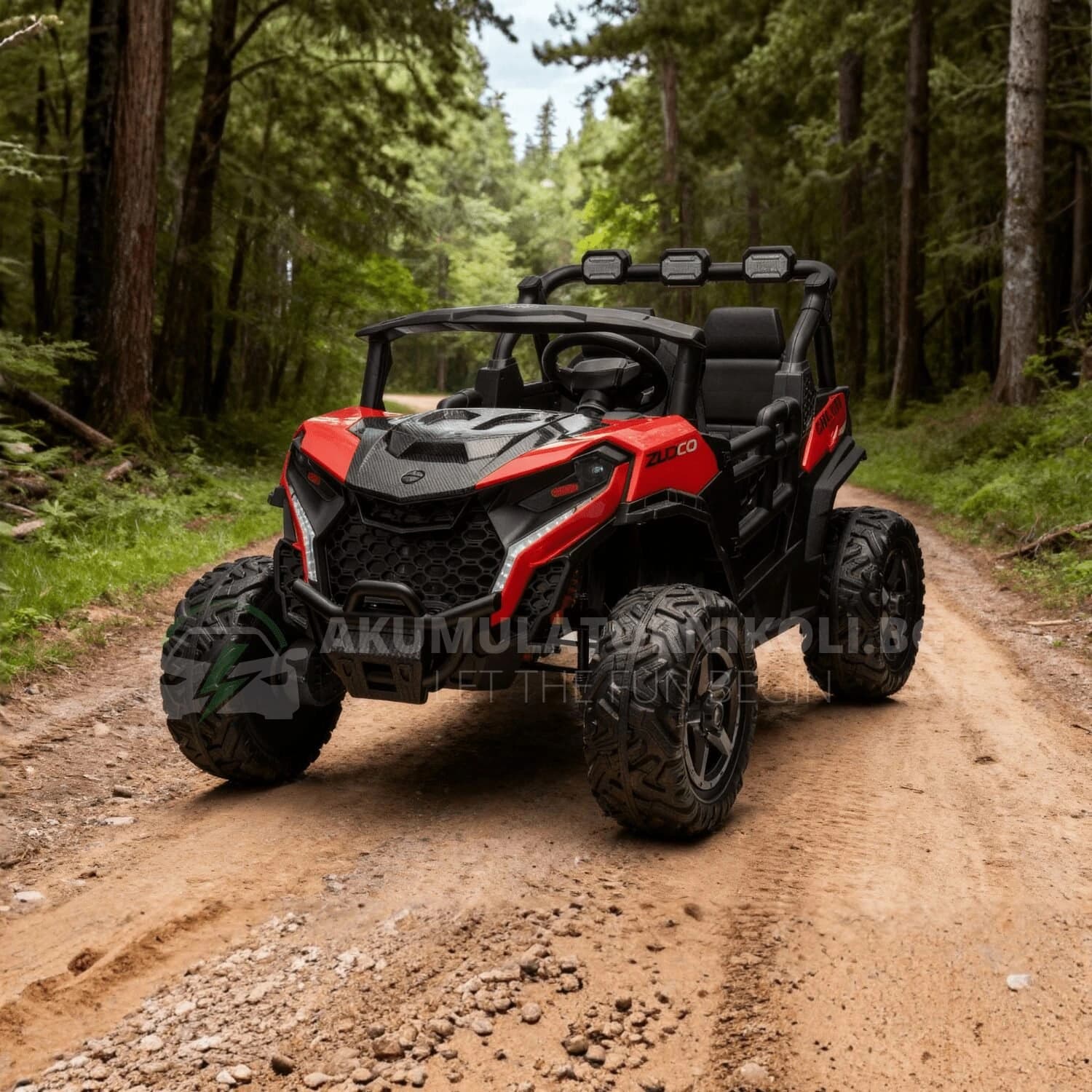 Детско Акумулаторно UTV Monster 2026, 320W, 24V7AH, EVA гуми, 4X4, Mp3