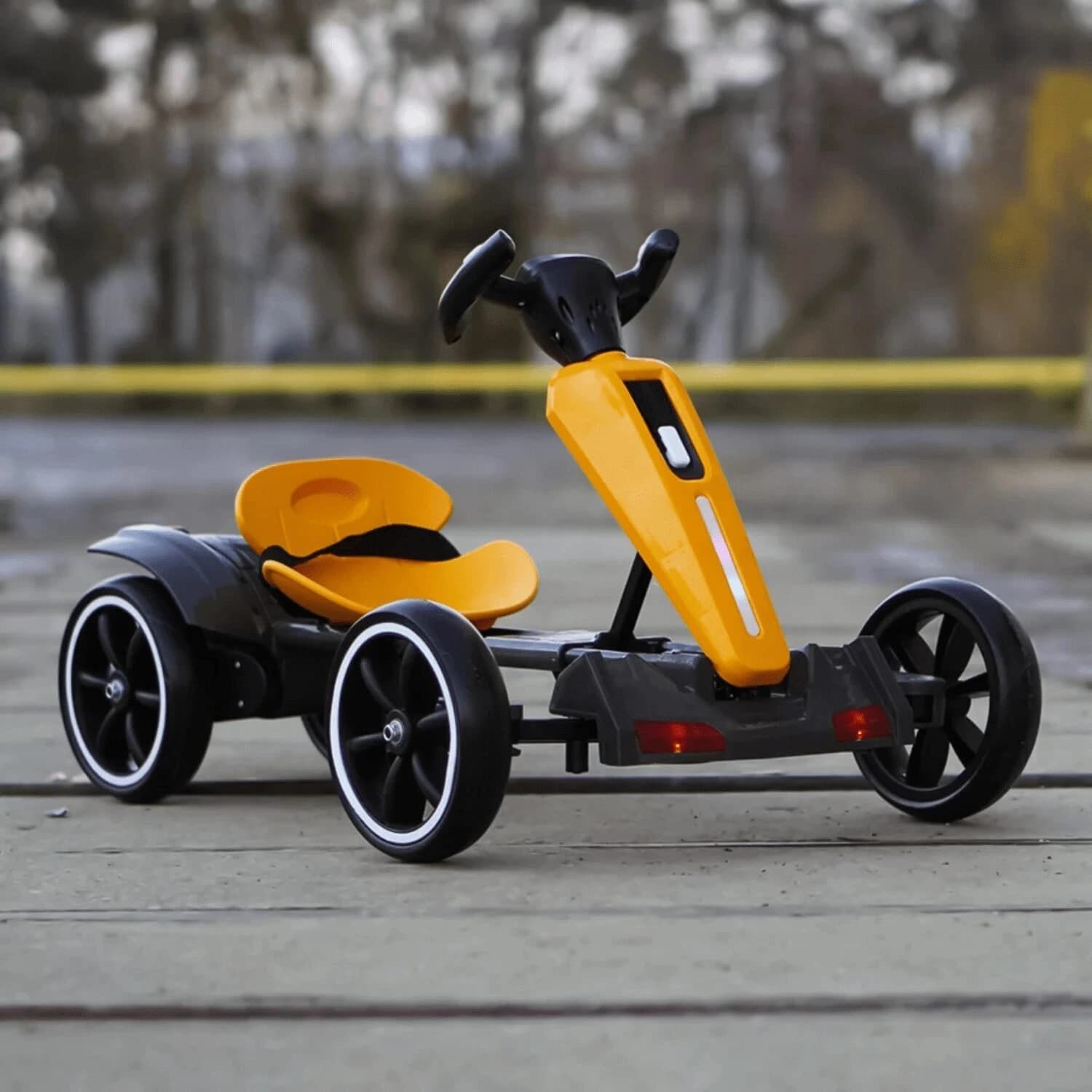 Детски акумулаторен картинг GoKart V2, 12V/7Ah, 45W, EVA гуми, сгъваем, R/C 2.4G