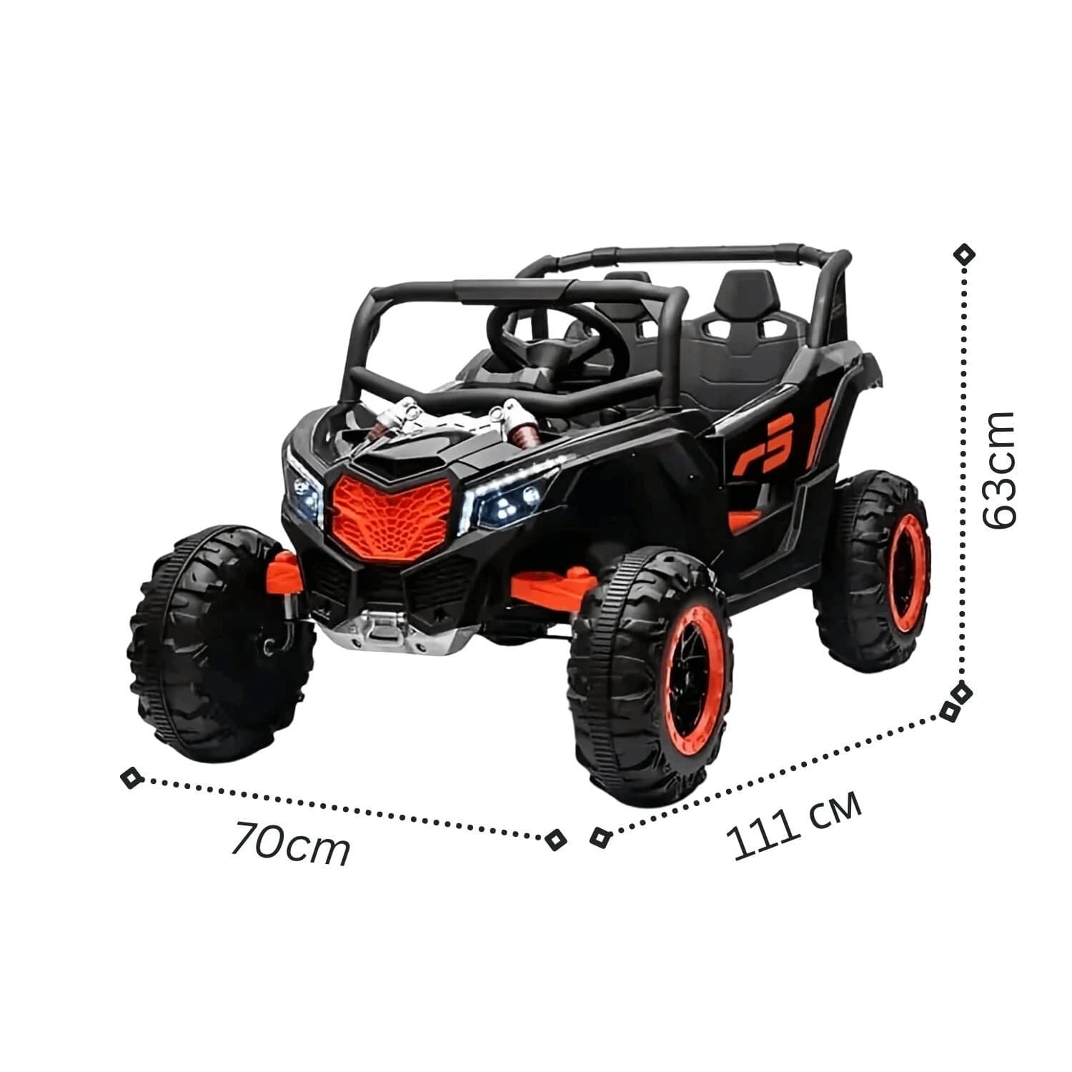 Лицензирано акумулаторно бъги Speed, 200W,12V7Ah, MP3 Плеър