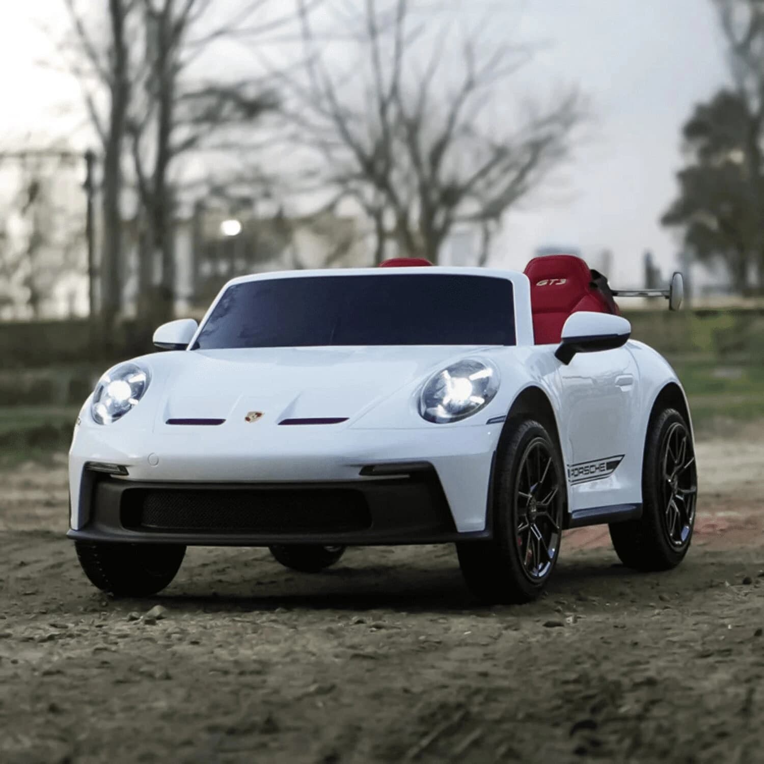 Лицензирана акумулаторна кола Porsche 911 2026, GT3, 24V14Ah, 400W, Надуваеми Гуми, Безчеткови мотори