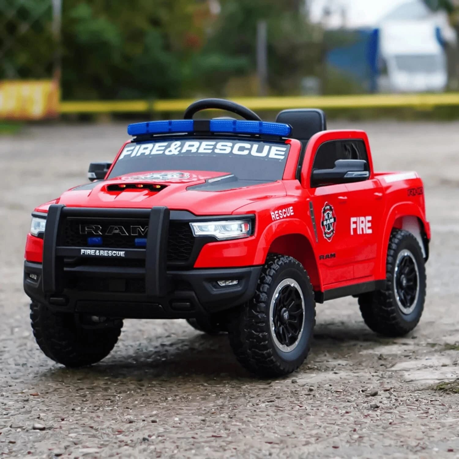 Лицензиран акумулаторен Джип Dodge Ram 1500 RHO, 200W, 12V/10Ah, EVA гуми, MP3
