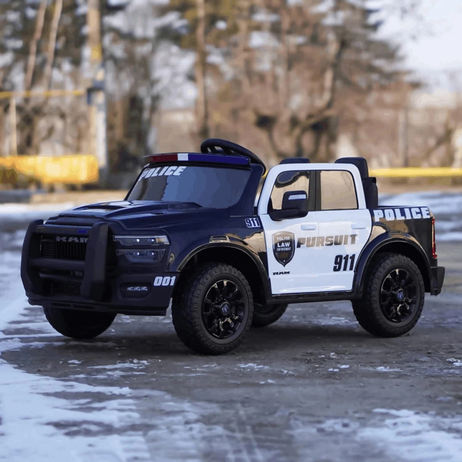 Лицензиран Акумулаторен Полицейски Джип DODGE RAM Premium, 24V/5Ah, 400W, EVA гуми