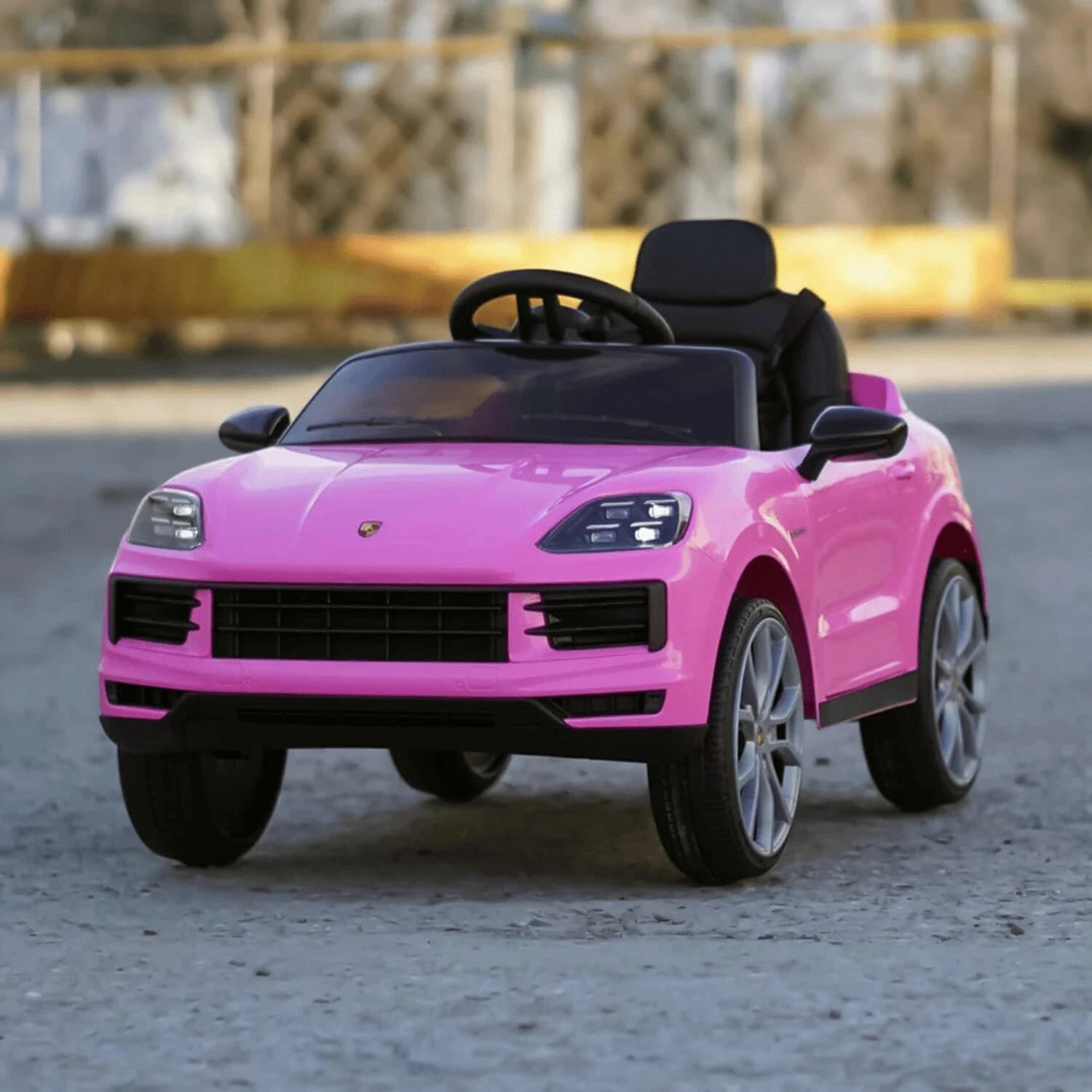 Лицензиран акумулаторен джип Porsche Cayenne , 100W,12V7AH, R/C 2.4G, EVA гуми