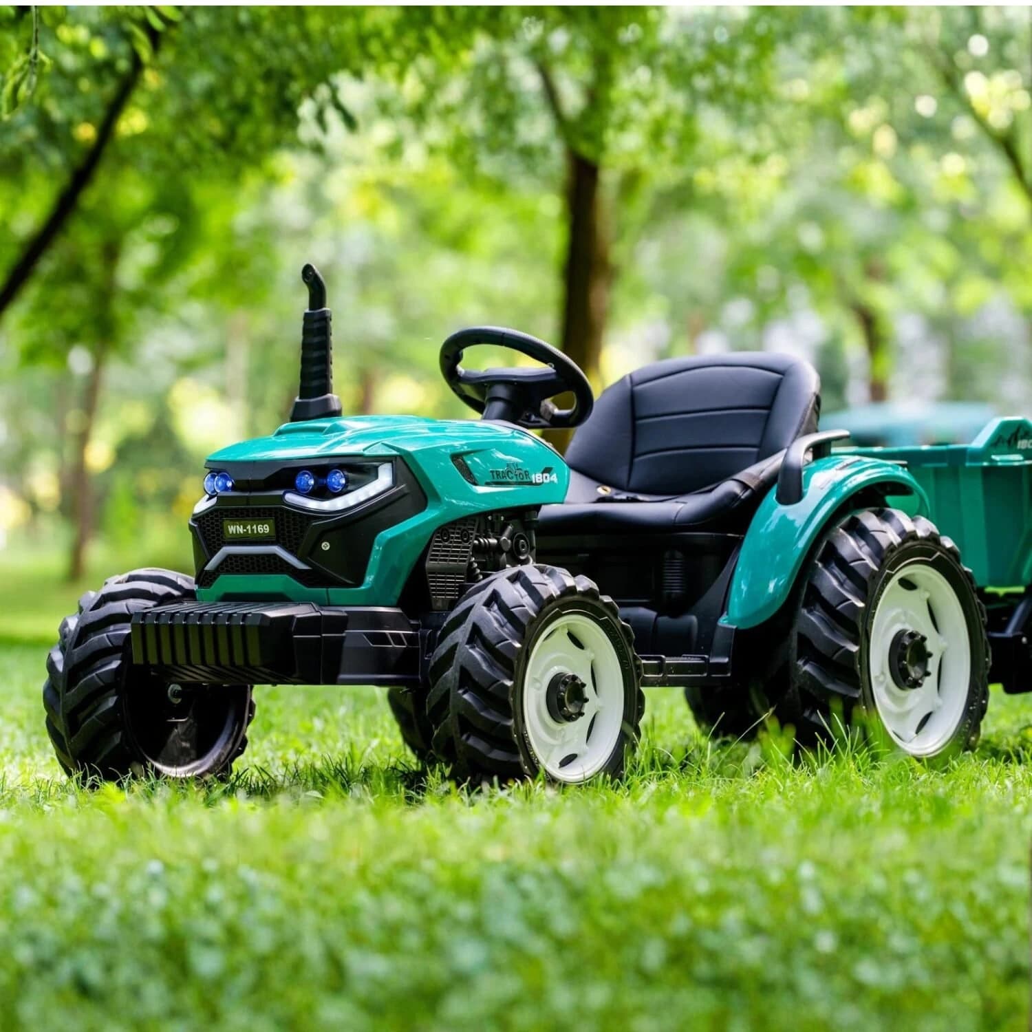 Детски Акумулаторен Трактор,1804,100W,12V/10Ah, R/C 2.4 G
