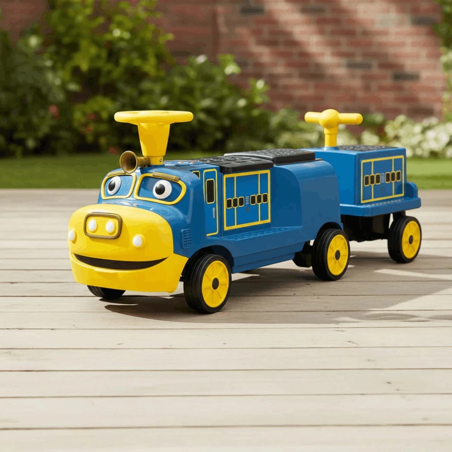 Детски Акумулаторен влак Chuggington,12V/7Ah, 200W, EVA гуми, MP3