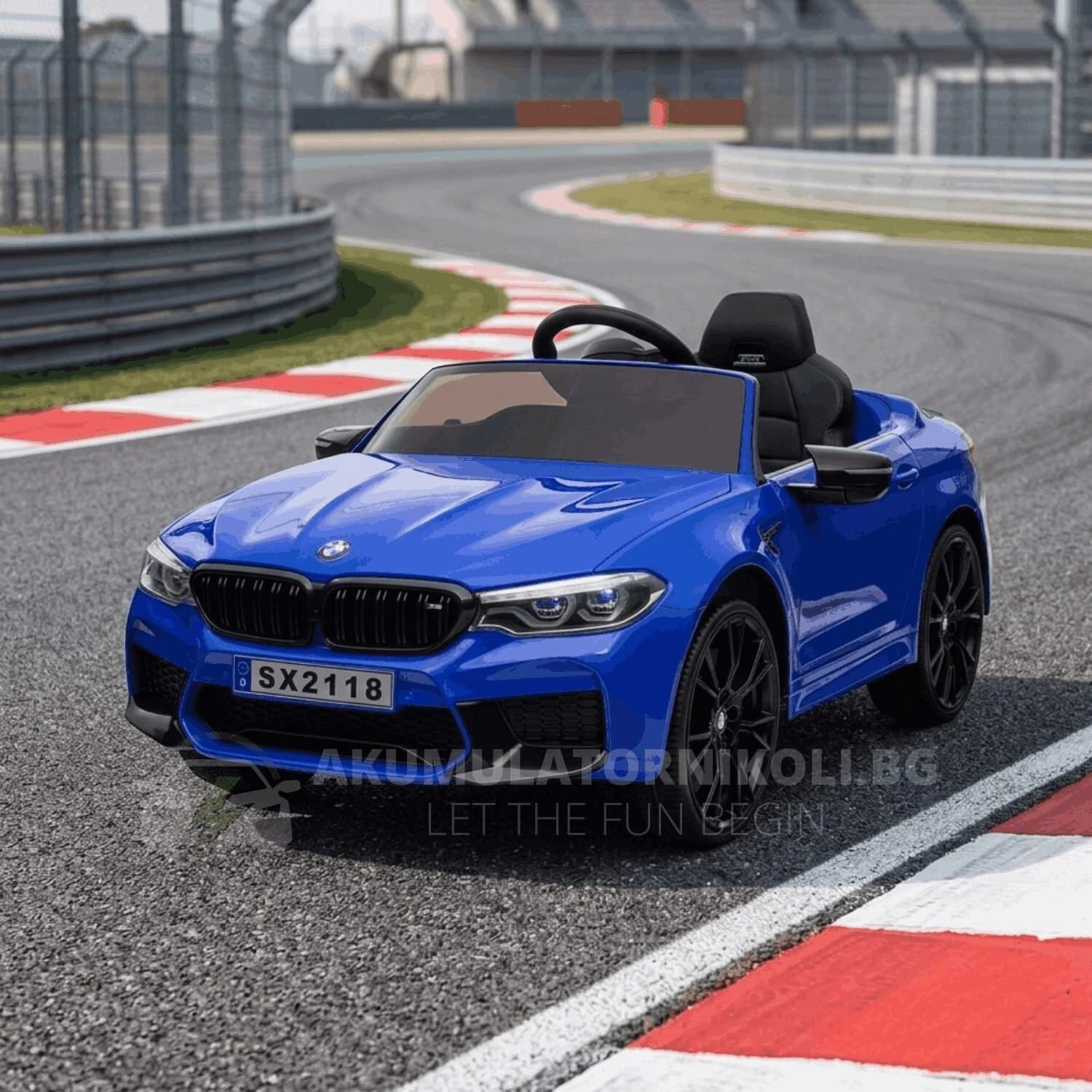 Лицензирана акумулаторна кола Bmw M5 Premium 24V/7Ah, 500W, Кожена седалка, Drift функция, 2026