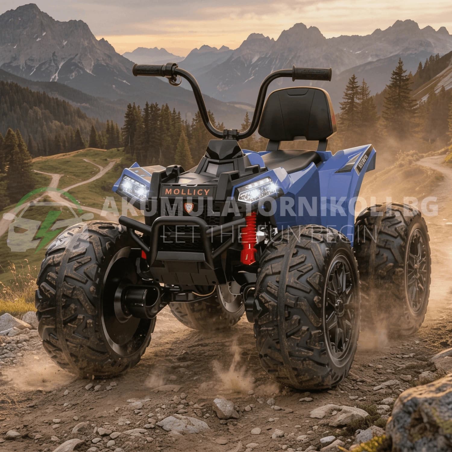 Детско Акумулаторно ATV MonsterQuad, 4x4, 400W, 24V/7Ah, EVA гуми