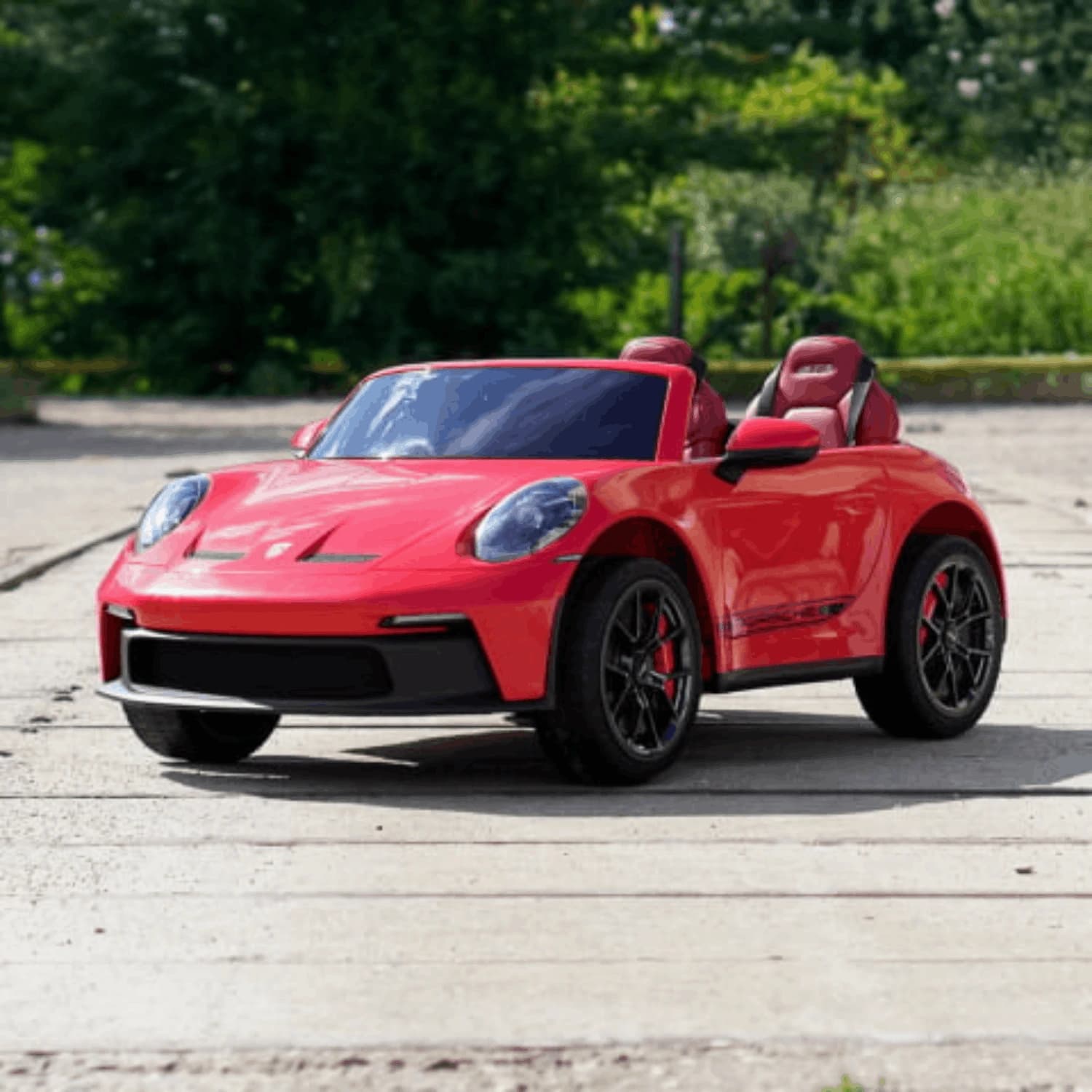 Лицензирана Акумулаторна Кола Porsche 911 GT3 24V/14Ah, 360W, Надуваеми Гуми