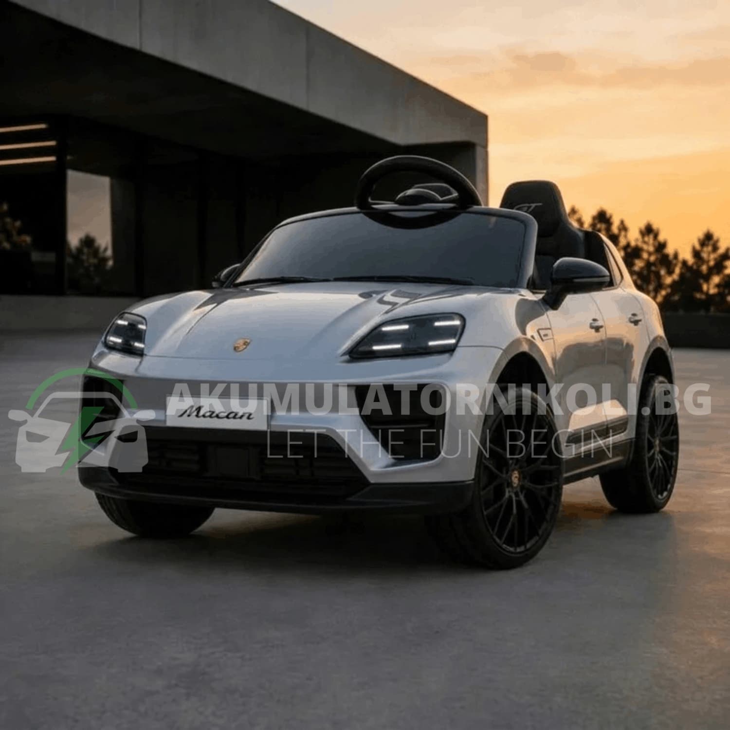 Лицензиран Акумулаторен Джип Porsche Macan, 12V/10Ah, 140W, EVA гуми, 4X4, MP3, R/C