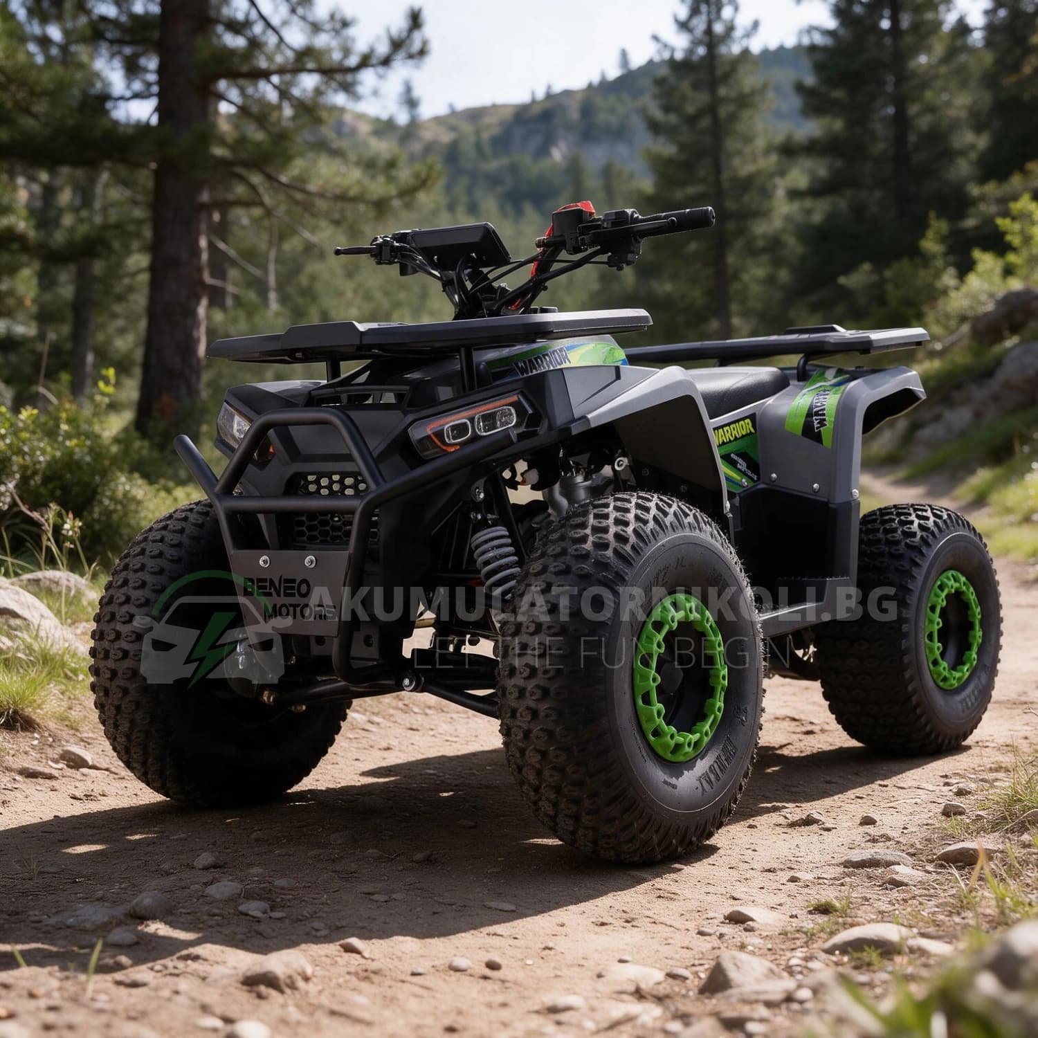 Бензиново ATV Warrior 125cc двигател, 4 - тактов двигател, Автоматична скоростна кутия