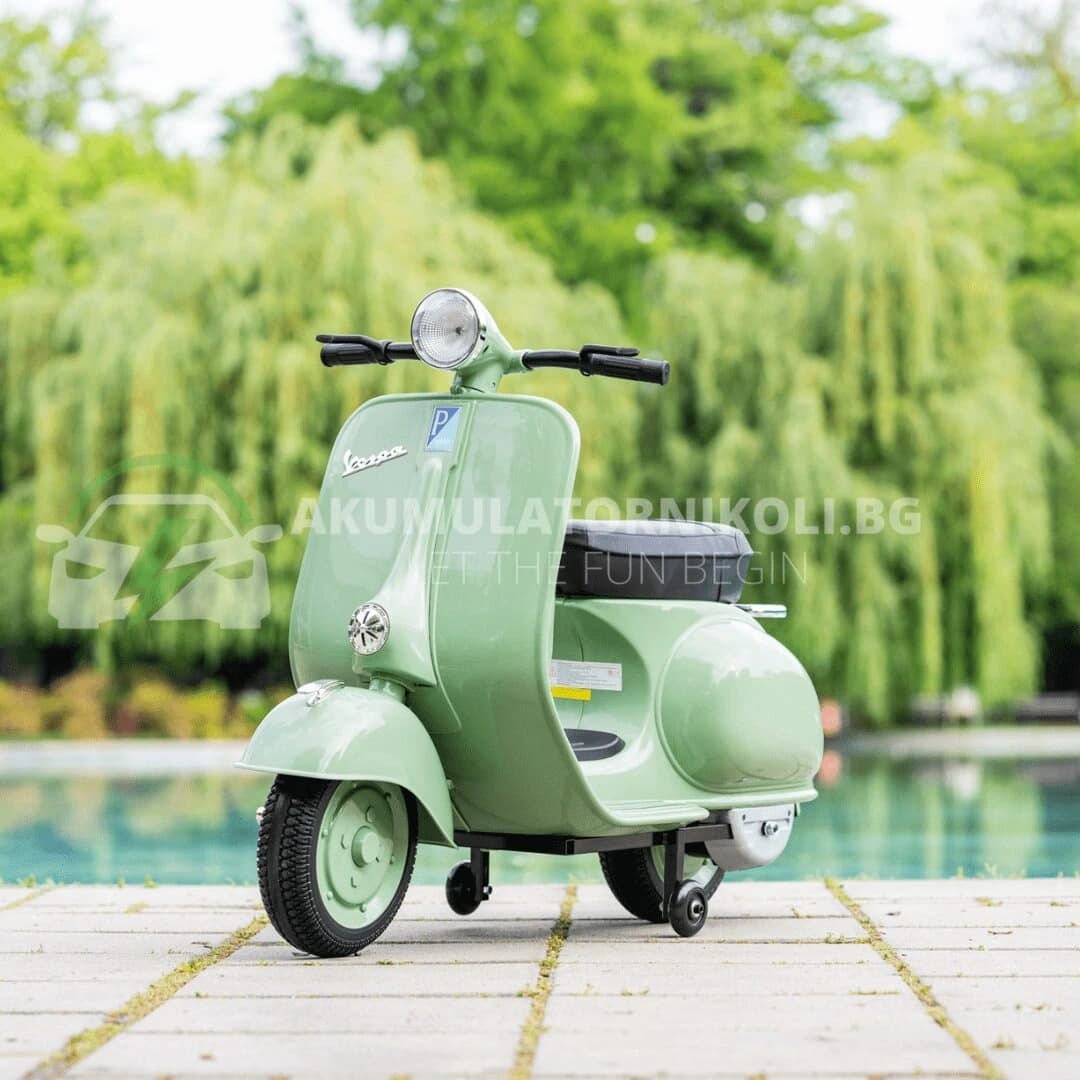 Лицензиран Акумулаторен Мотор, Piaggio VESPA 150 VL1T, 110W, 12V/7AH, EVA Гуми