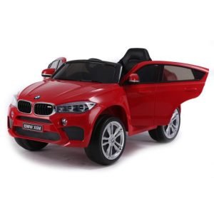 Лицензиран акумулаторен джип, BMW X6M, 12V/10AH, R/C 2.4 G, EVA гуми
