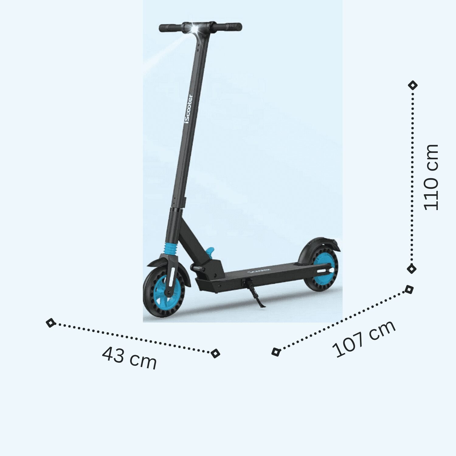 Електрическа тротинетка, Електрически скутер, iScooter i8 - Image 10