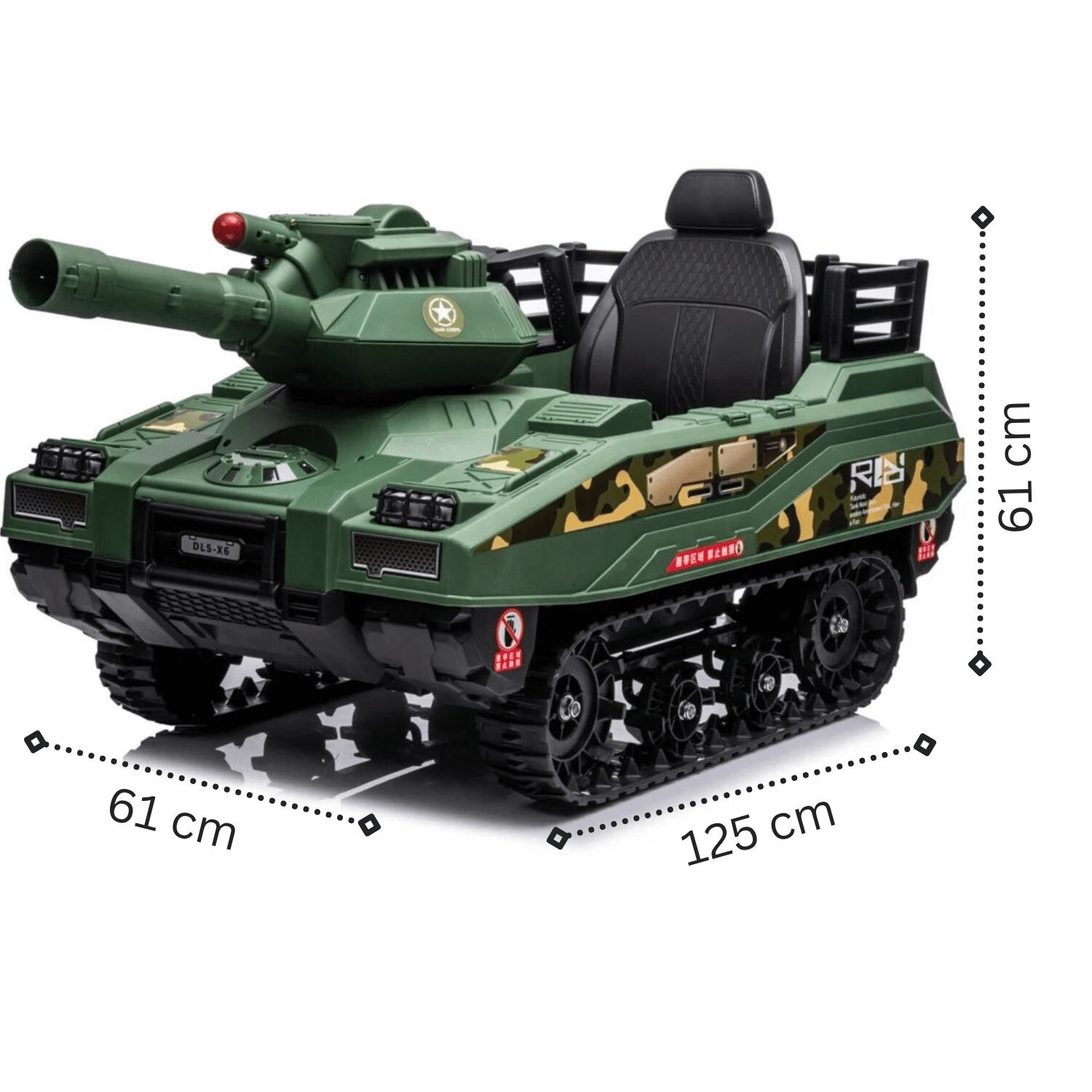 Детски Акумулаторен Танк Commander, 240W, 24V/12Ah, R/C 2.4 - Image 25