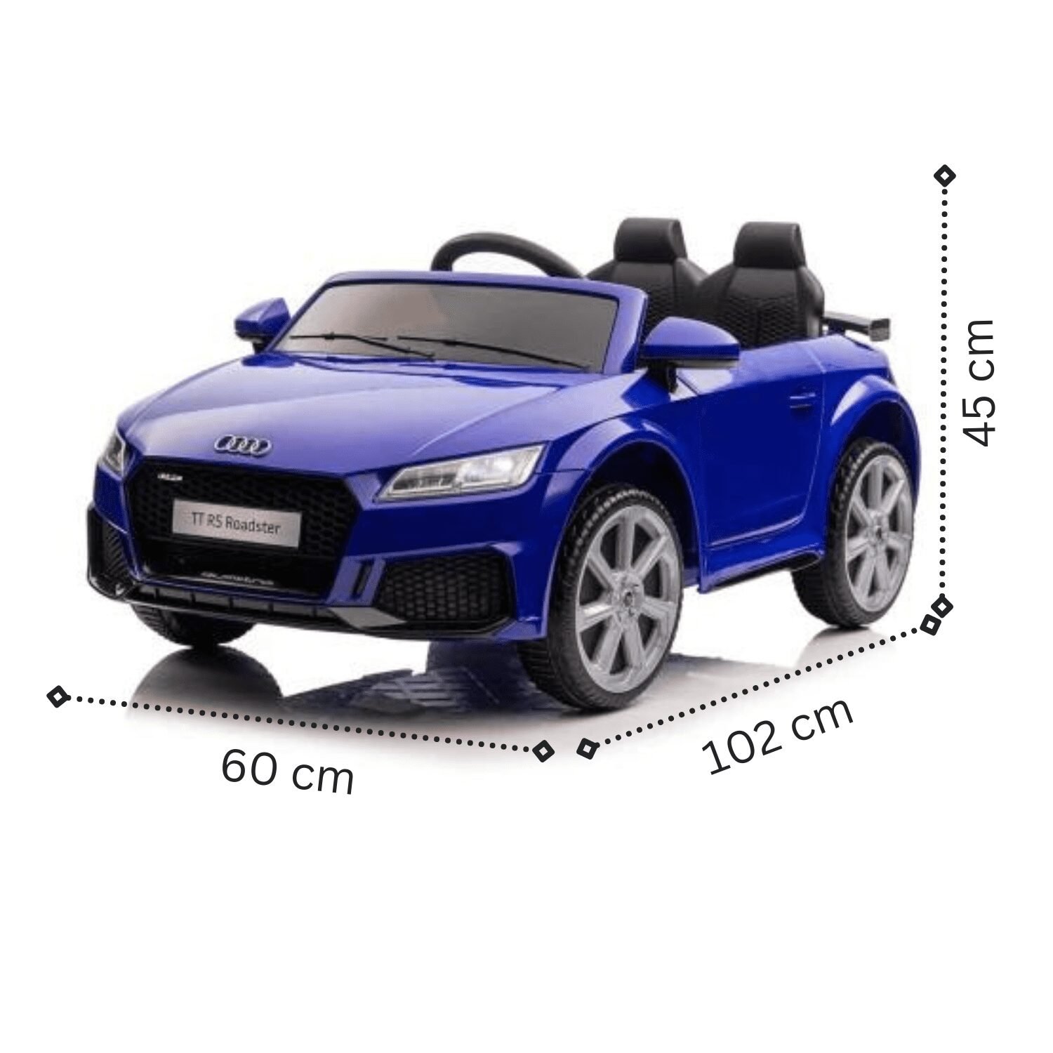 Лицензирана Aкумулаторна Kола Audi TT RS Roadster, 70W,12V/4.5Ah - Image 14