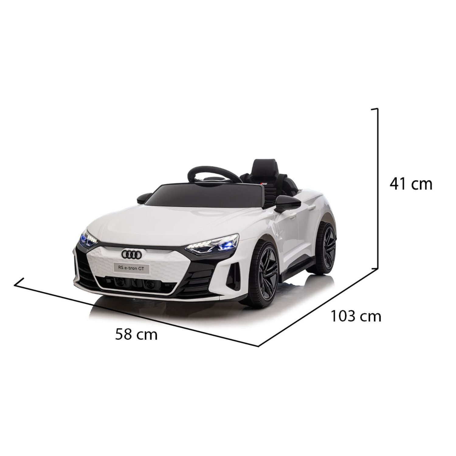 Лицензирана Акумулаторна Кола Audi RS Е-tron, 12V/7Ah, EVA гуми, R/C 2.4Gv - Image 5