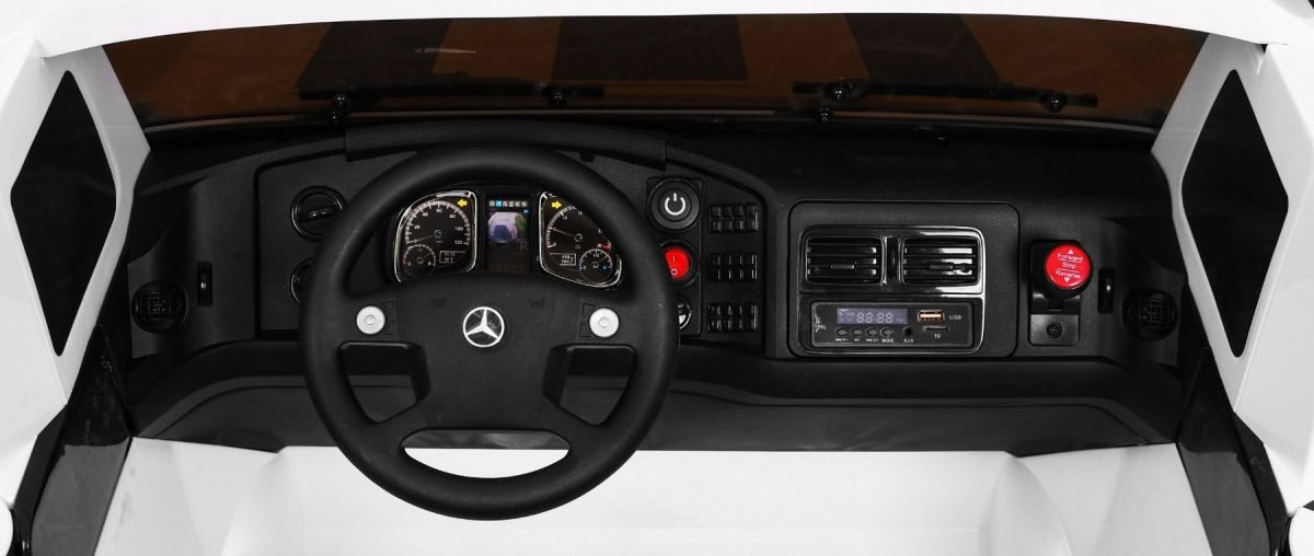 Лицензиран Акумулаторен Камион Mercedes-Benz Zetros, 120W, 12V/10Ah, R/C 2.4, EVA гуми - Image 8