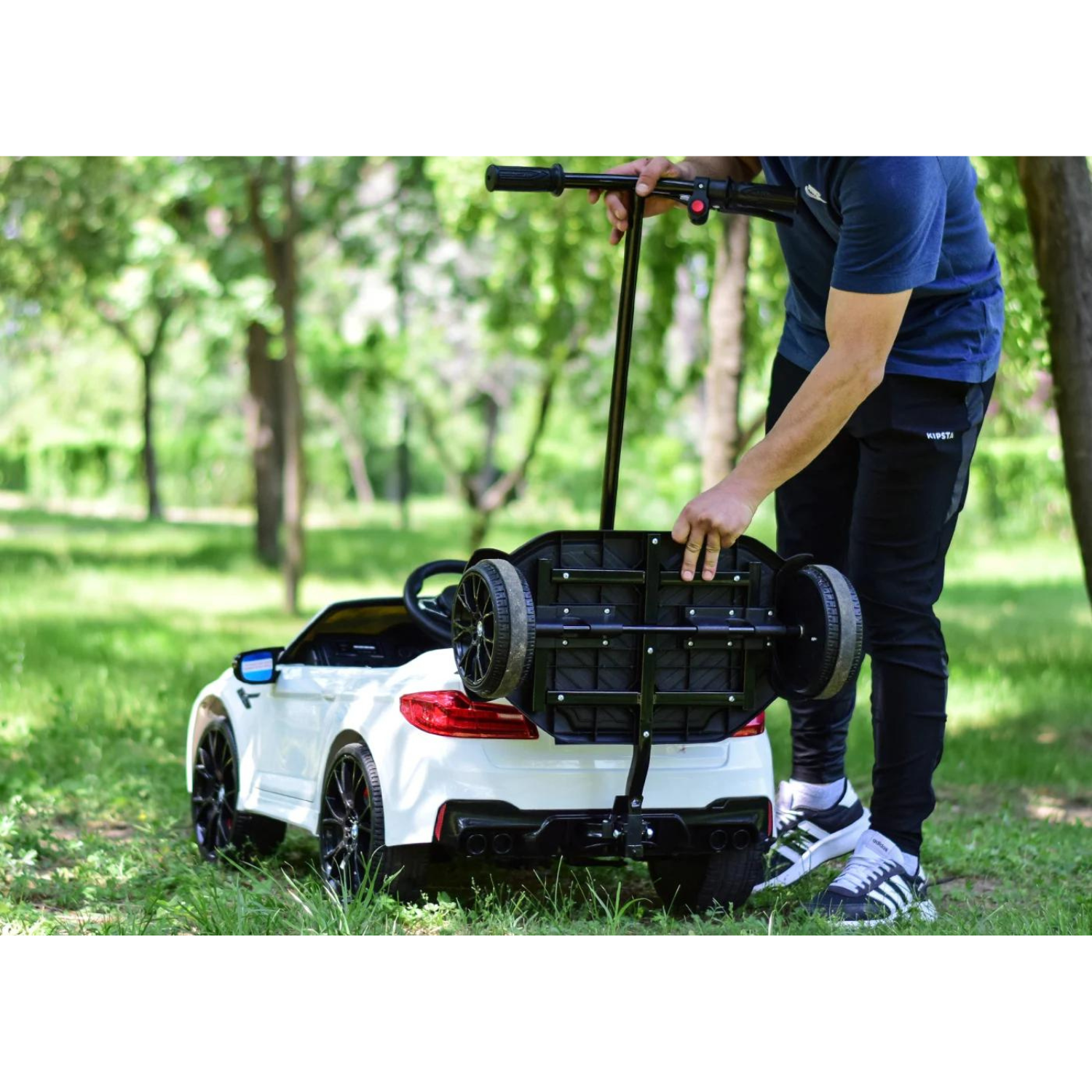 Лицензирана Акумулаторна Кола BMW M5 Competition с Hoverboard за родители, 500W, 24V/14Ah, R/C 2.4G, EVA гуми - Image 23