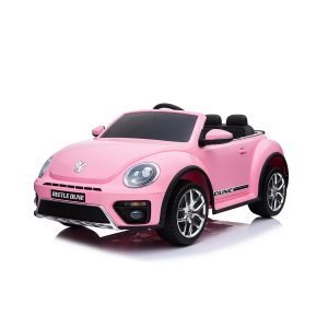Лицензирана акумулаторна кола Volkswagen Beetle, 80W, 12V7Ah, R/C 2.4G, EVA гуми