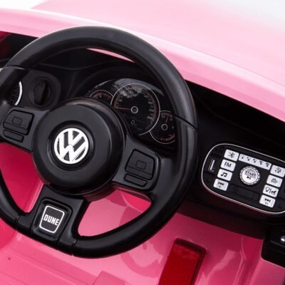 Лицензирана акумулаторна кола Volkswagen Beetle, 80W, 12V7Ah, R/C 2.4G, EVA гуми - Image 4
