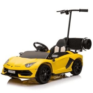 Лицензирана Акумулаторна Кола Lamborghini Aventador SVJ Hoverboard, 70W, 12V/14Ah, R/C 2.4G, EVA гуми