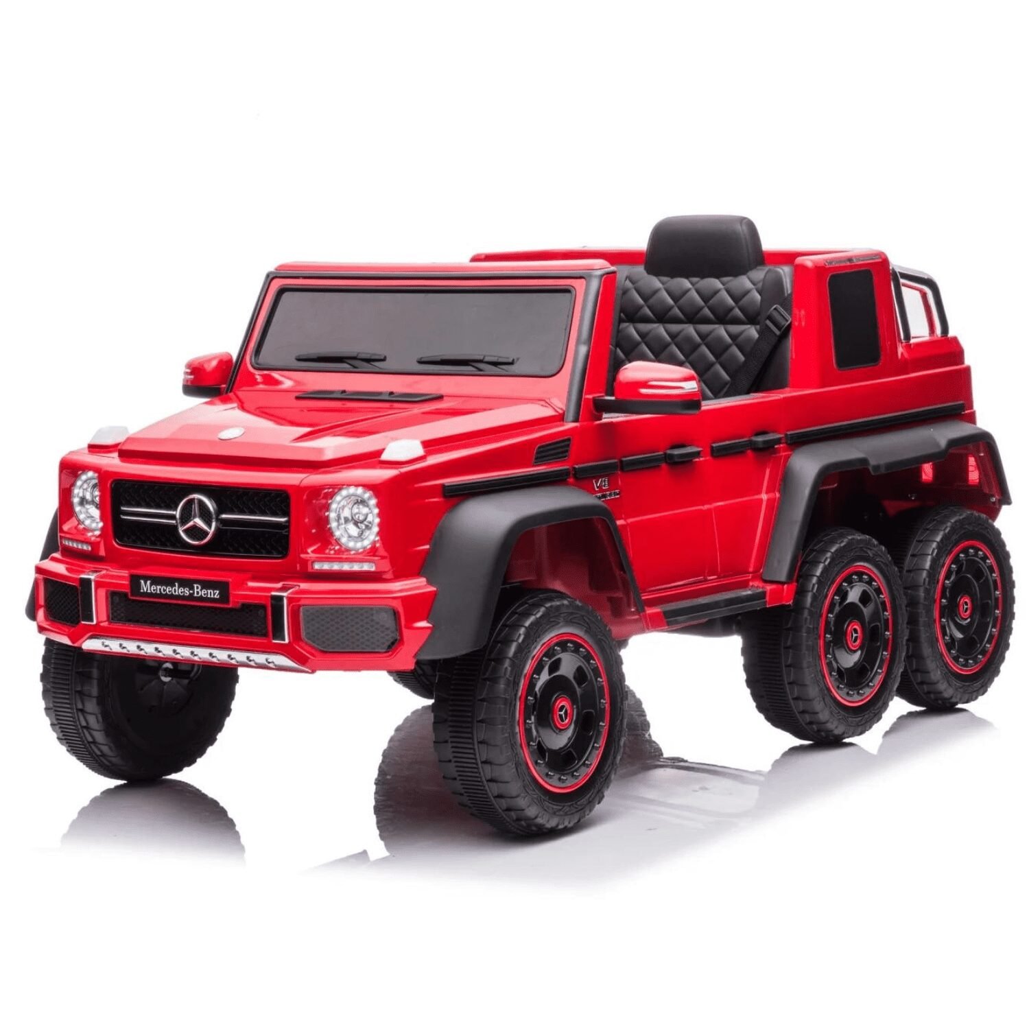 Лицензиран Акумулаторен Джип Mercedes G63 AMG, 12V/10Ah, 6x6, 210W, EVA гуми, R/C, МР3
