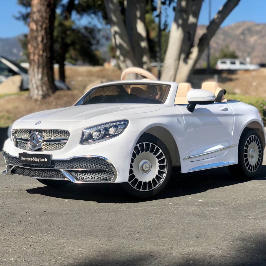 Лицензирана акумулаторна кола Mercedes S650 MAYBACH, 12V, 90W, R/C 2.4G, EVA гуми - Image 2