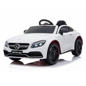 Лицензирана акумулаторна кола Mercedes C63, 80W, 12V7Ah, R/C 2.4G, EVA гуми