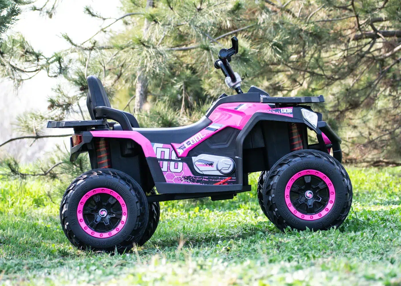 Детско акумулаторно АТВ SuperOffroad, 140W, 12V/7Ah, R/C 2.4, 4х4 - Image 4