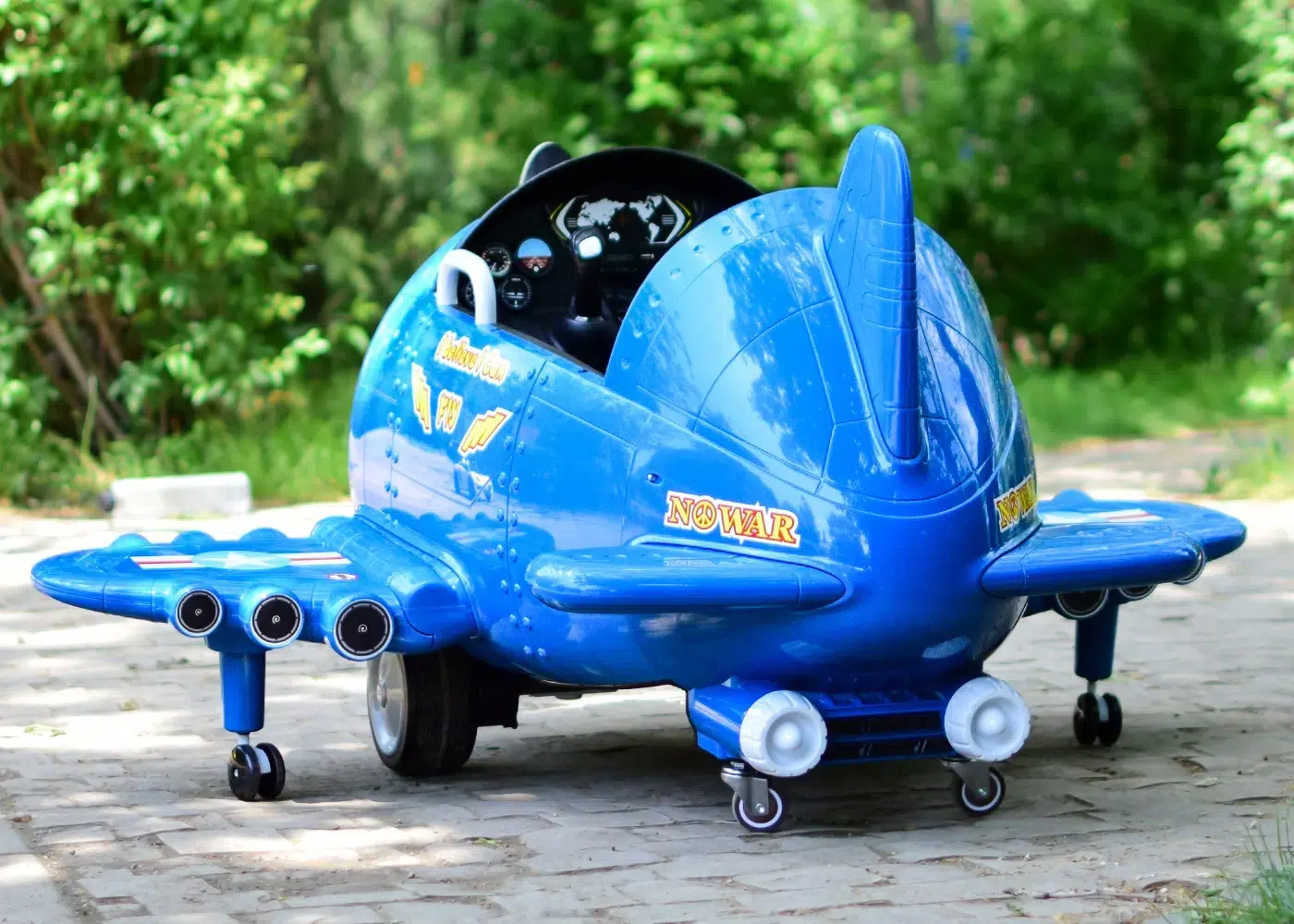 Детски Акумулаторен Самолет Eyas BJ20201, 60W, 12V/4.5Ah, EVA гуми, R/C 2.4 - Image 6