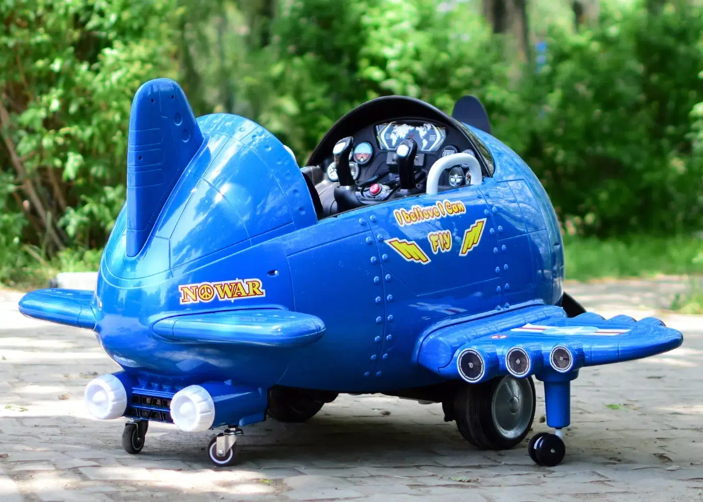 Детски Акумулаторен Самолет Eyas BJ20201, 60W, 12V/4.5Ah, EVA гуми, R/C 2.4 - Image 3