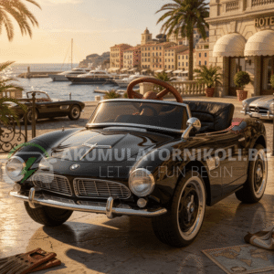 Лицензирана Акумулаторна Кола BMW 507 Retro, 70W, 12V/7Ah, R/C 2.4, EVA гуми
