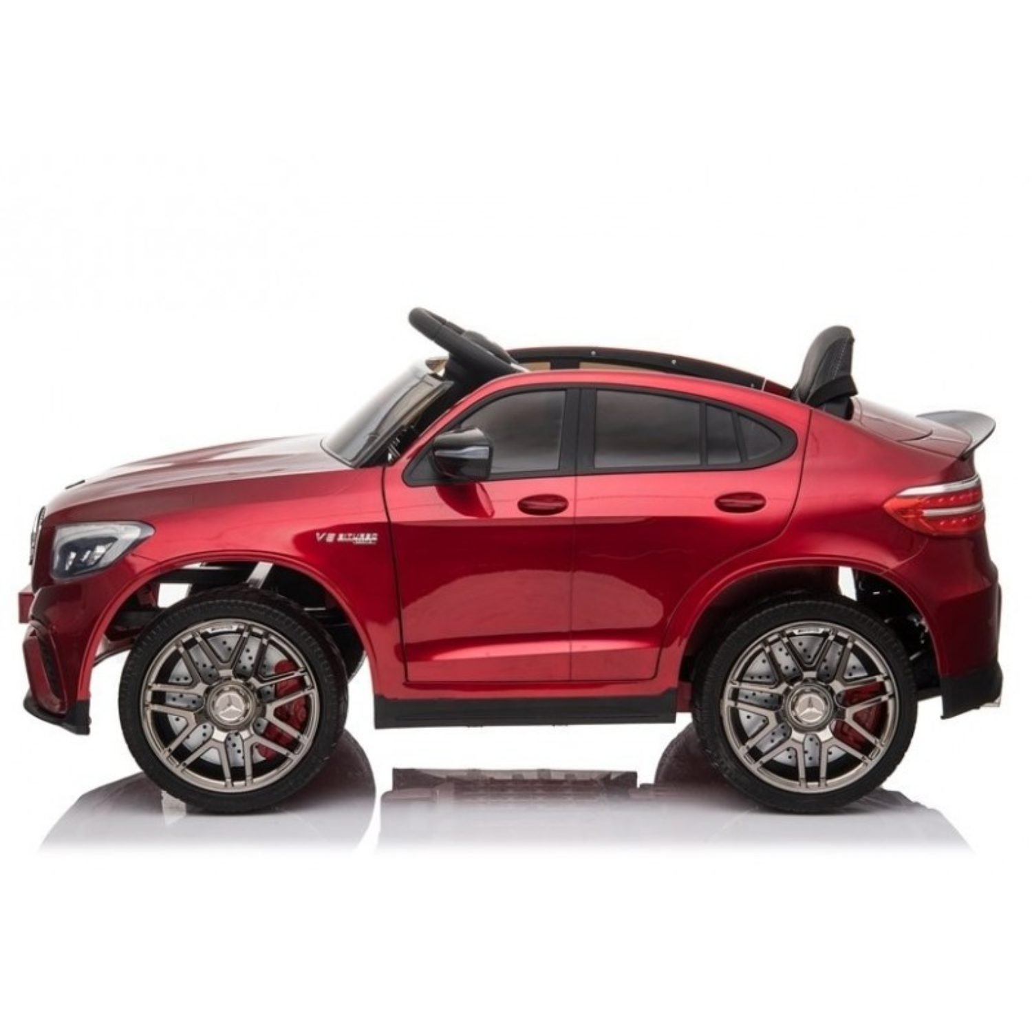 Лицензиран акумулаторен джип Mercedes GLC 63S AMG, 12V7Ah, R/C 2,4G, EVA гуми - Image 3