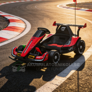 Акумулаторен Детски Картинг Racing F1, 500W, 24V/14Ah, R/C 2.4, EVA гуми