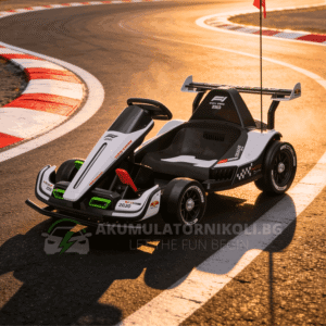 Акумулаторен Детски Картинг Racing F1, 500W, 24V/14Ah, R/C 2.4, EVA гуми
